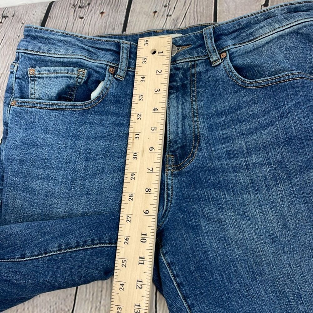 Warp + Weft ORD Chicago Straight Jeans Mens 32x34 Medium Wash Blue Stretch Denim - Picture 13 of 14